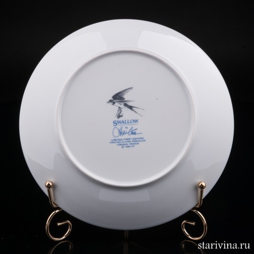 Ласточка, Limoges, Франция, 1984 г