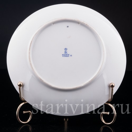 Декоративная тарелка Дрозды, Alka Kaiser, Германия, до 1991 г.