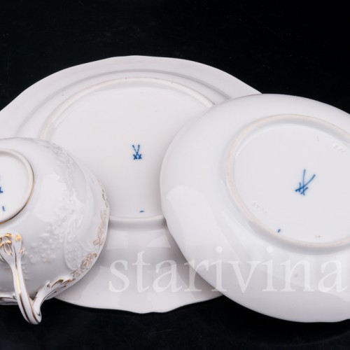 Чайное трио, Meissen, Германия, пер. пол. 20 в