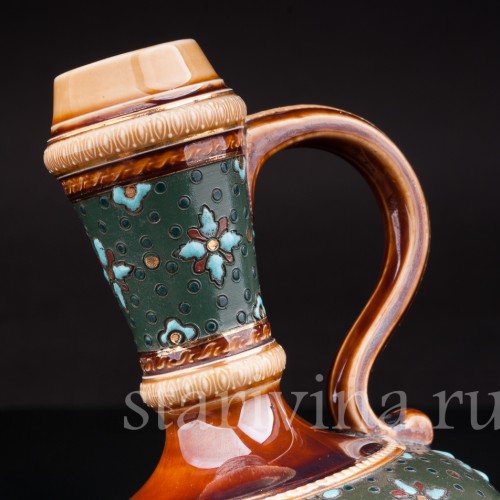 Антикварный Кувшин для вина, Villeroy & Boch, Германия, 1900 год.