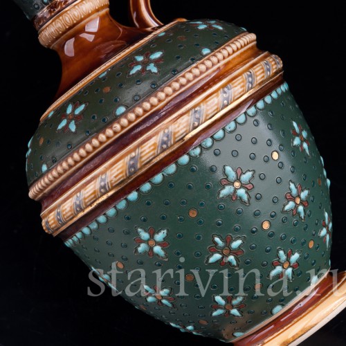 Антикварный Кувшин для вина, Villeroy & Boch, Германия, 1900 год.