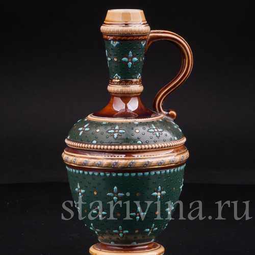 Антикварный Кувшин для вина, Villeroy & Boch, Германия, 1900 год.