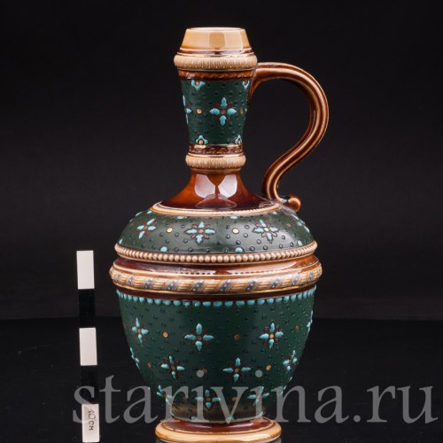 Антикварный Кувшин для вина, Villeroy & Boch, Германия, 1900 год.