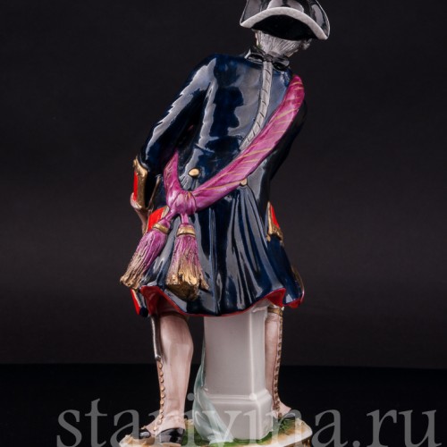 Фарфоровая статуэтка Офицер, 1740, Rudolf Kammer, Германия, вт. пол. 20 в.