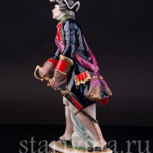 Фарфоровая статуэтка Офицер, 1740, Rudolf Kammer, Германия, вт. пол. 20 в.