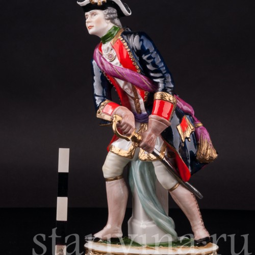 Фарфоровая статуэтка Офицер, 1740, Rudolf Kammer, Германия, вт. пол. 20 в.