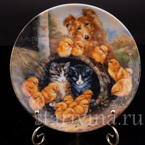 Декоративная фарфоровая тарелка Взяли штурмом, Seltmann Weiden, Германия, 1992 г.