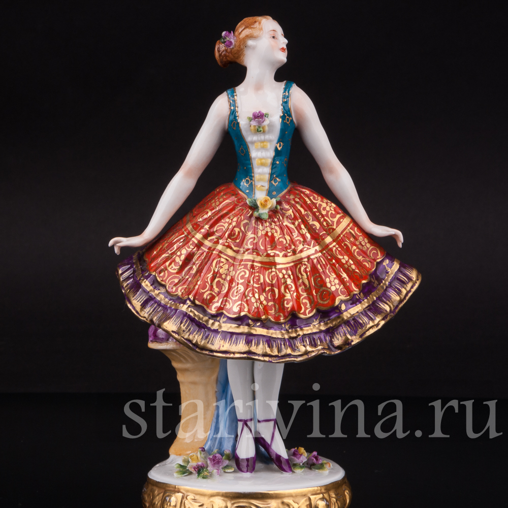 Купить фарфоровую статуэтку Танцовщица, Sitzendorf, Германия, нач. 20 в по  цене 74 500 руб. - Старивина